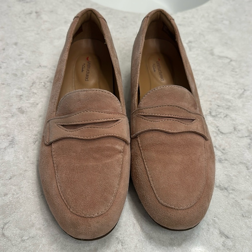 Clark Suede Penny Loafer